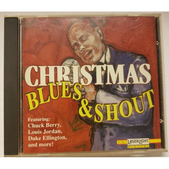 CD, "Christmas Blue & Shout" Chuck Berry, Duke Ellington,etc. 1 disc, 1996(CD14) - Picture 1 of 2